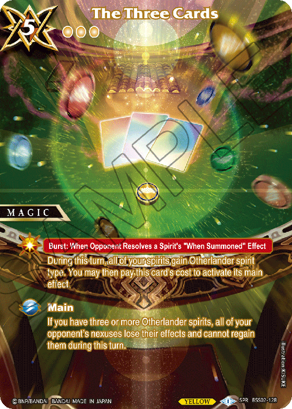 BSS02-128 - The Three Cards SPR