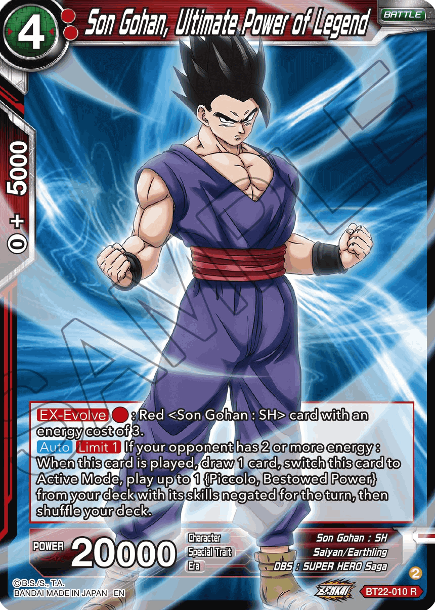 BT22-010 - Son Gohan, Ultimate Power of Legend