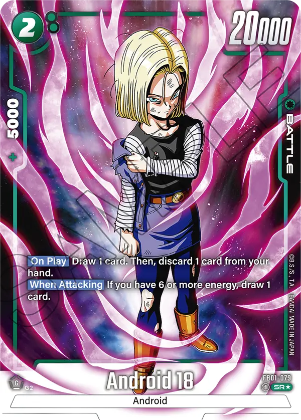 FB01-079A - Android 18 SR Alt Art