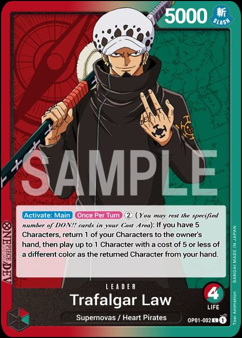 OP01-002 - Trafalgar Law