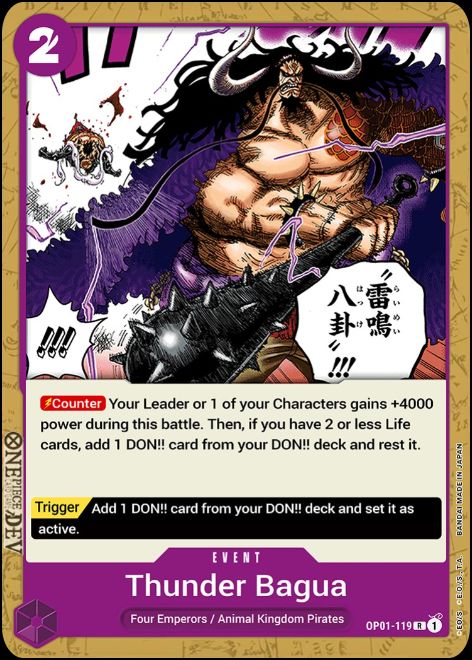 OP01-119 - Thunder Bagua