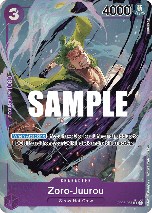 OP05-067A - Zoro-Juurou Alt Art