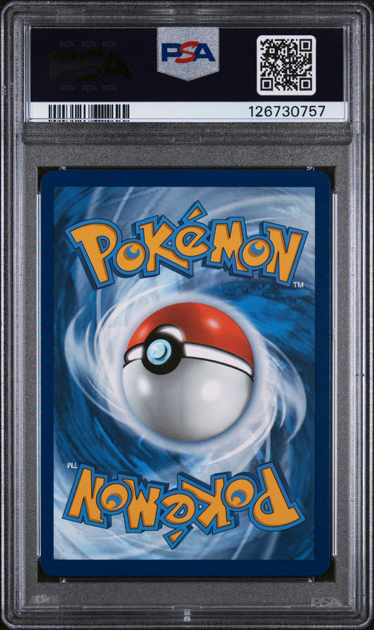 2025 POKEMON DRI EN-DESTINED RIVALS #087 TEAM ROCKET'S MIMIKYU PRERELEASE-STAFF PSA 10