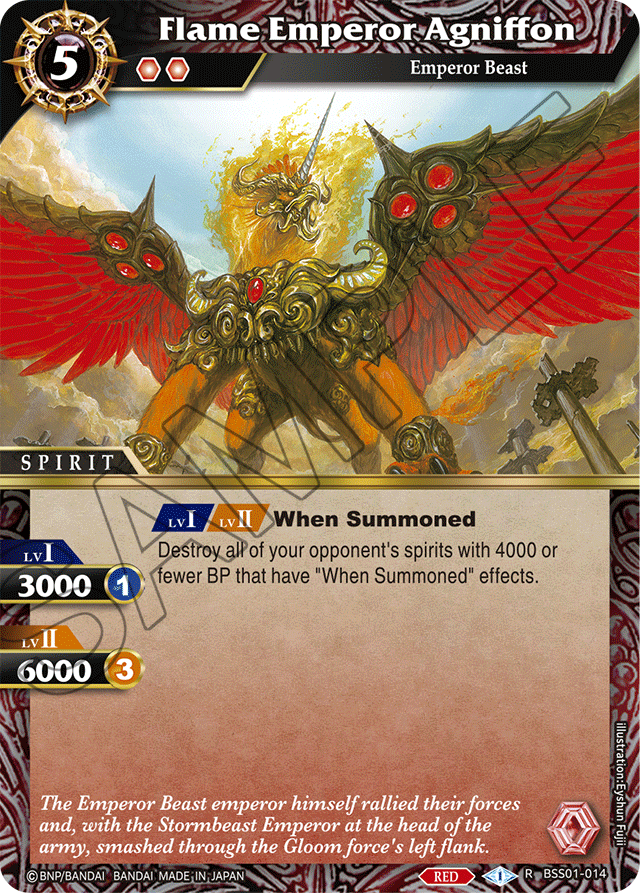 BSS01-014 - Flame Emperor Agniffon