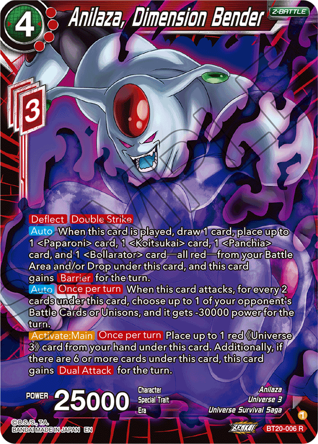 BT20-006 - Anilaza, Dimension Bender