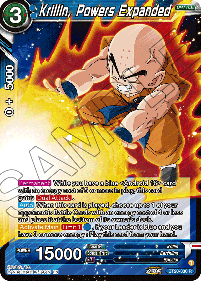 BT20-036 - Krillin, Powers Expanded