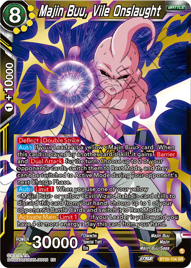 BT20-104 - Majin Buu, Vile Onslaught SR