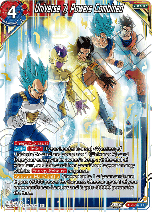 BT20-140 - Universe 7, Powers Combined SR
