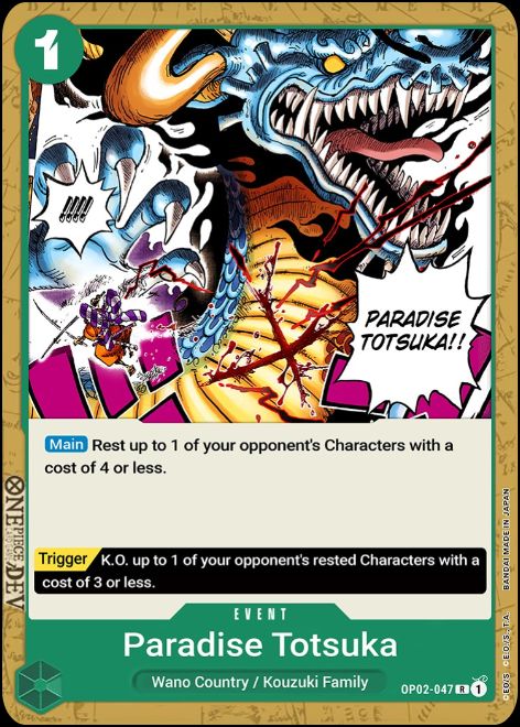 OP02-047 - Paradise Totsuka