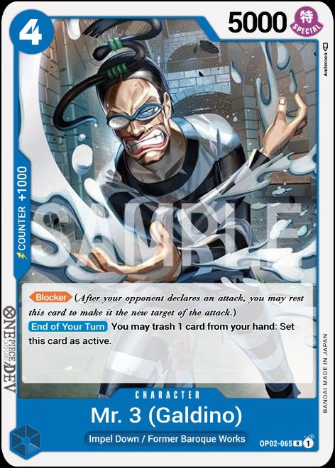 OP02-065 - Mr. 3 (Galdino)