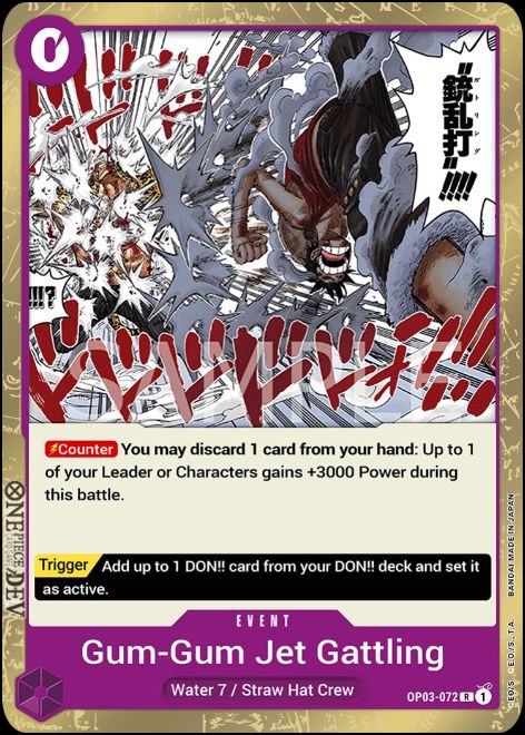 OP03-072 - Gum Gum Jet Gatling