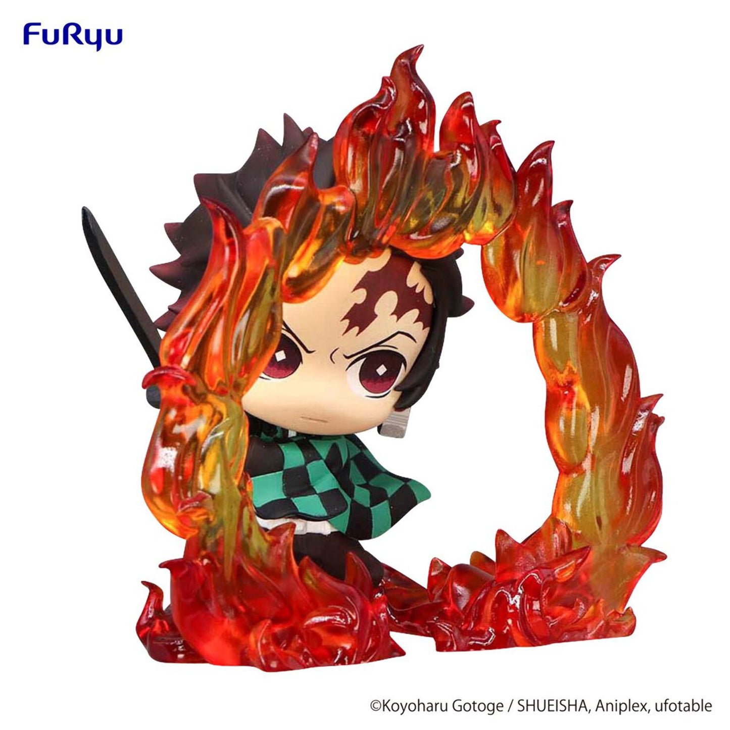 Demon Slayer Tanjiro Kamado Hinokami Kagura Ver. Hold Statue