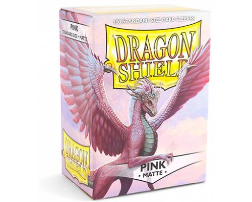 Dragon Shield: Sleeves – Matte – Pink