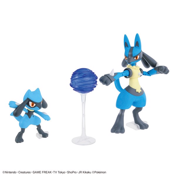 Pokemon - Riolu & Lucario Model Kit