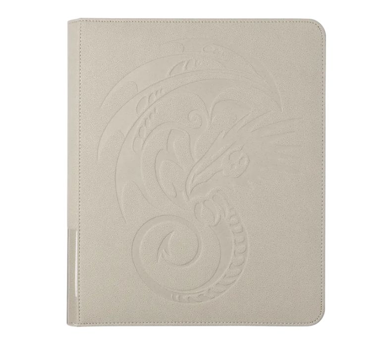 Dragon Shield: Regular Zipster Binder – Ashen White