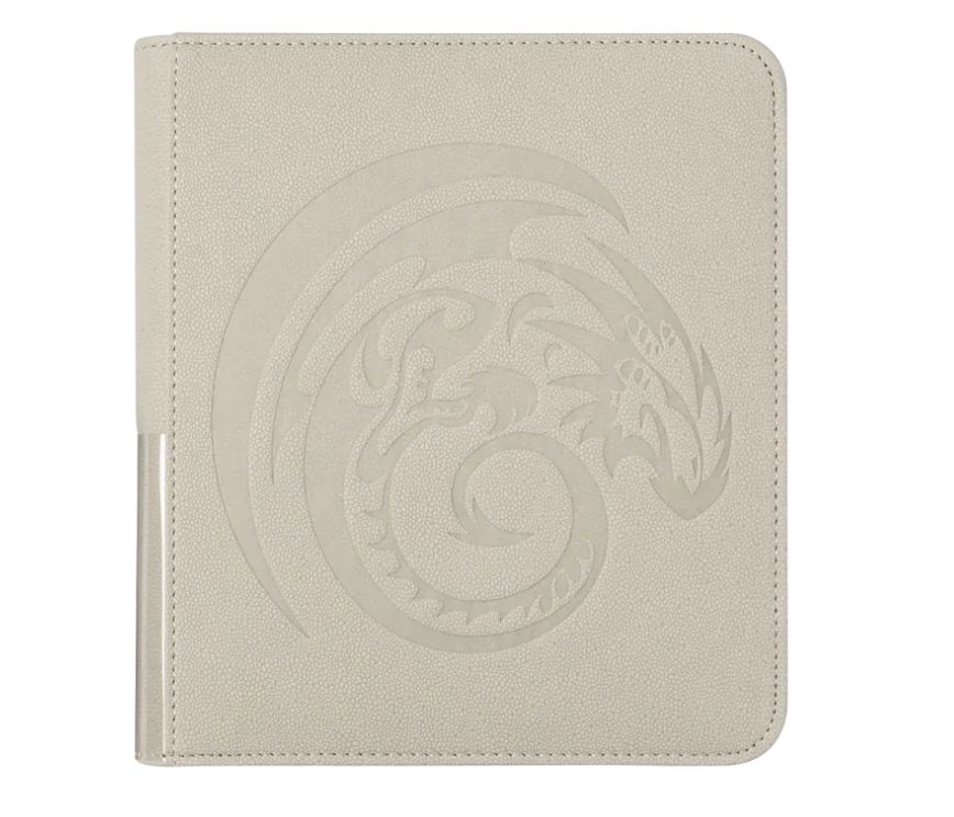 Dragon Shield: Small Zipster Binder – Ashen White