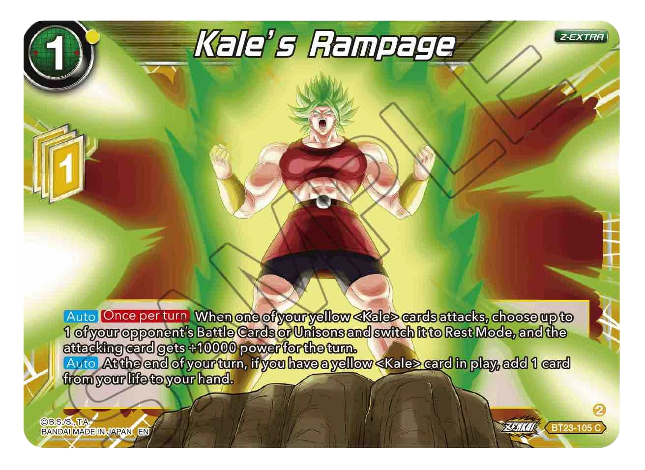 BT23-105 - Kale’s Rampage