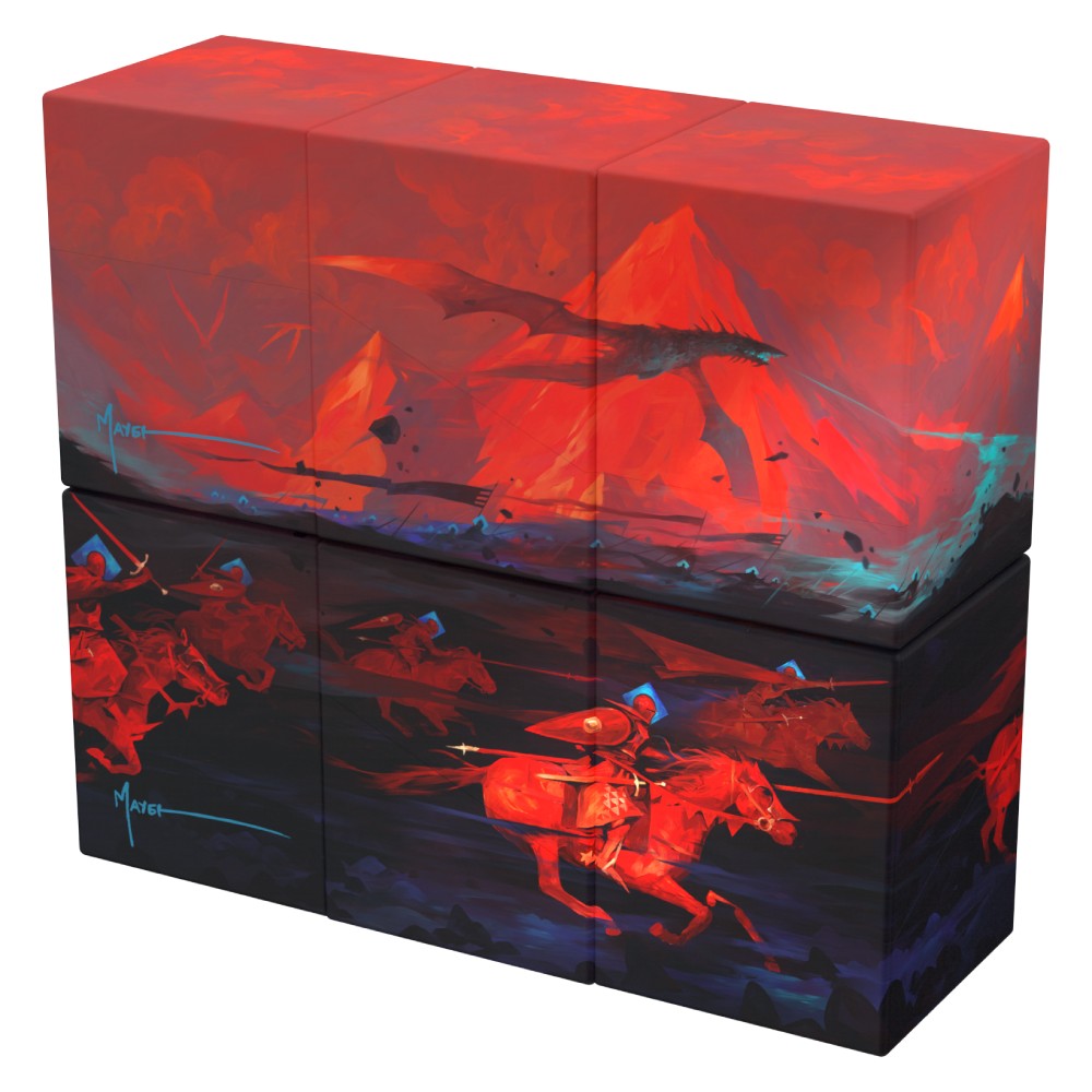 Ultimate Guard: Deck Box – RTE Boulder 100+ – 2024 Exclusive Duo – Dominik Mayer: Crowned With Fire
