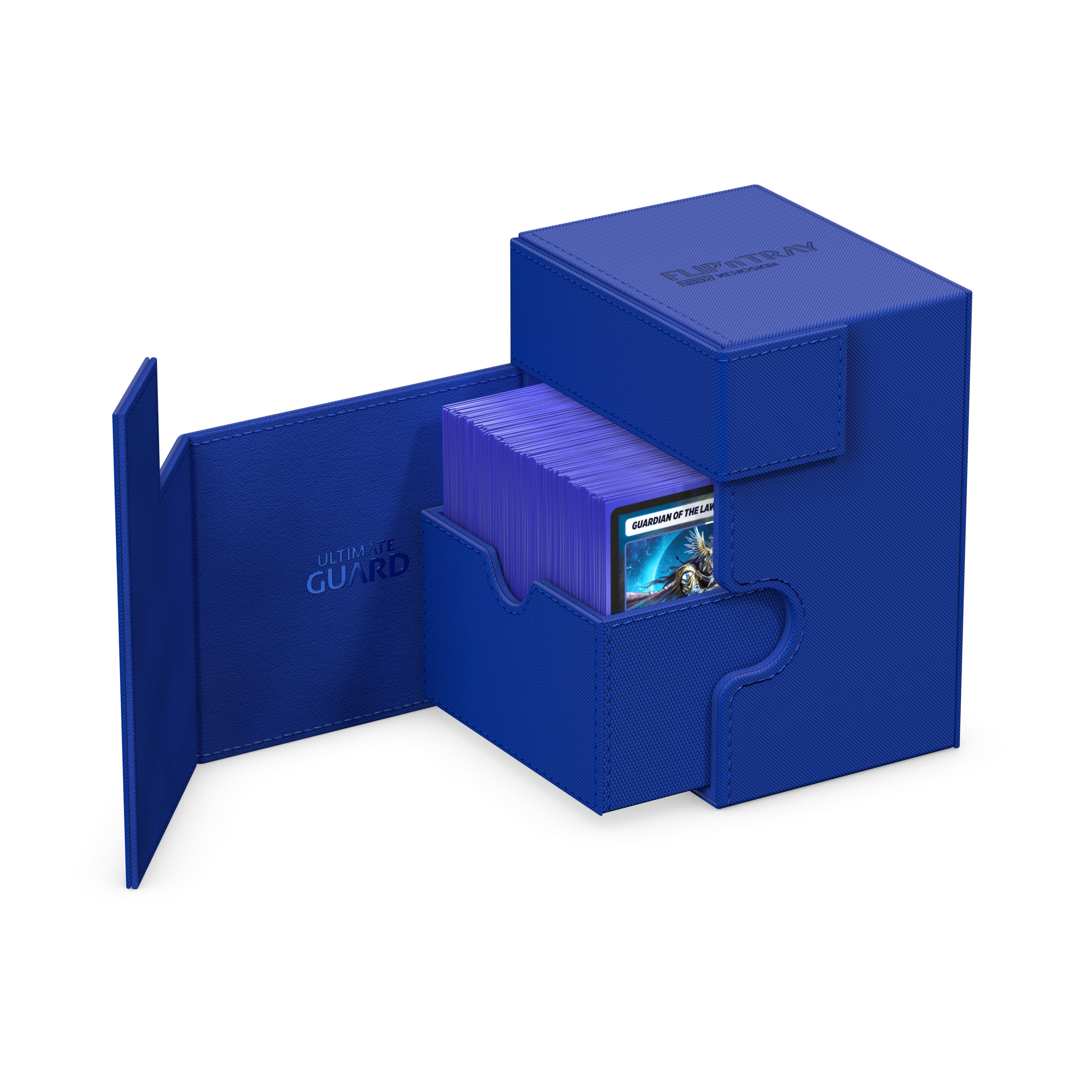 Ultimate Guard: Deck Box – XenoSkin Flip'n'Tray 133+ – Blue