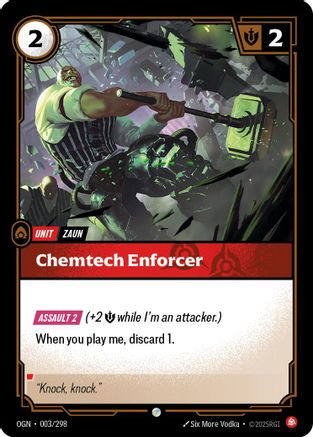 Chemtech Enforcer (003/298) - Origins