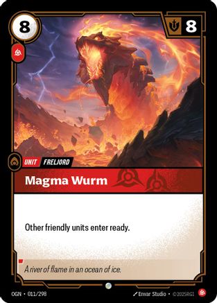 Magma Wurm (011/298) - Origins Foil