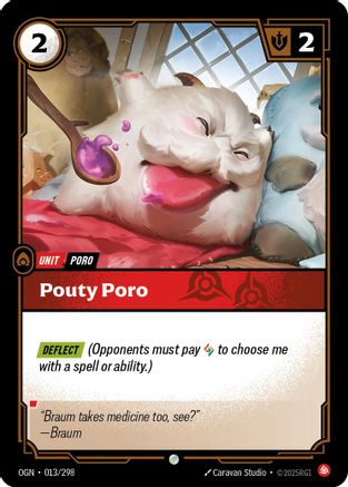 Pouty Poro (013/298) - Origins