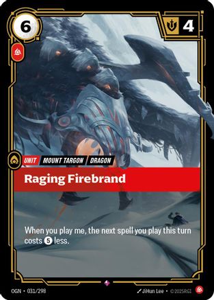 Raging Firebrand (031/298) - Origins Foil