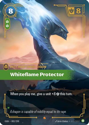 Whiteflame Protector (082/298) - Origins Foil