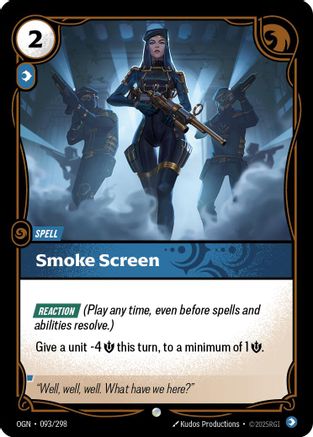 Smoke Screen (093/298) - Origins Foil