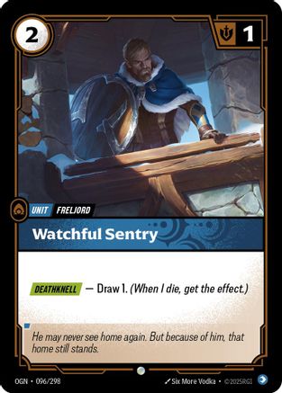 Watchful Sentry (096/298) - Origins Foil