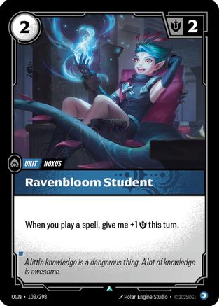 Ravenbloom Student (103/298) - Origins