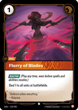 Flurry of Blades (133/298) - Origins