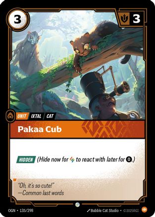 Pakaa Cub (135/298) - Origins Foil