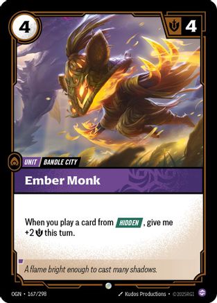 Ember Monk (167/298) - Origins