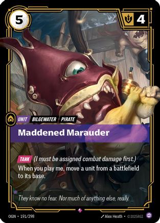 Maddened Marauder (191/298) - Origins