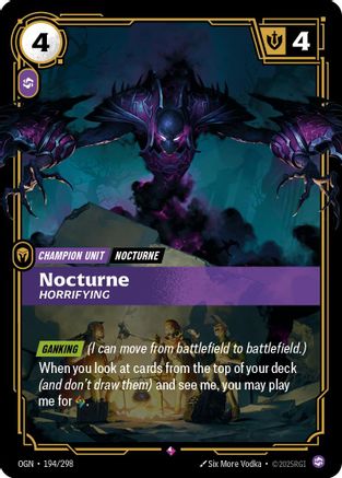 Nocturne - Horrifying (194/298) - Origins Foil