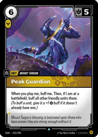 Peak Guardian (223/298) - Origins