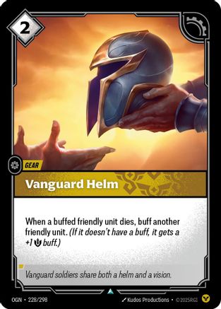 Vanguard Helm (228/298) - Origins Foil