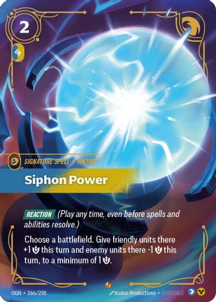 Siphon Power (266/298) - Origins Foil