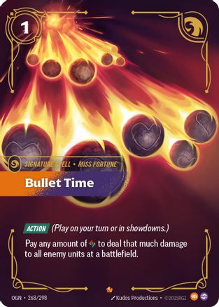 Bullet Time (268/298) - Origins Foil