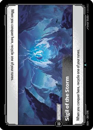 Sigil of the Storm (287/298) - Origins Foil