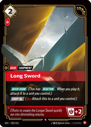Long Sword (022/221) - Spiritforged Foil