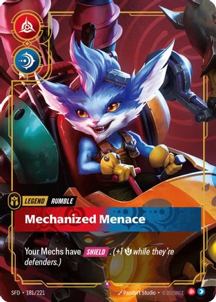 Rumble - Mechanized Menace (181/221) - Spiritforged Foil