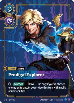 Ezreal - Prodigal Explorer (199/221) - Spiritforged Foil
