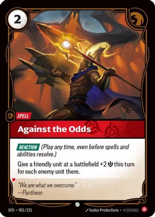 Against the Odds (001/221) - Spiritforged