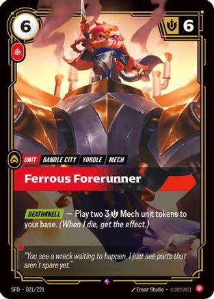 Ferrous Forerunner (021/221) - Spiritforged Foil