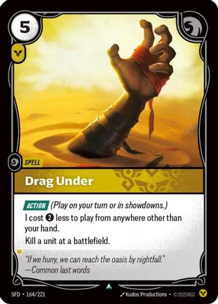 Drag Under (164/221) - Spiritforged Foil