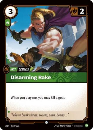 Disarming Rake (032/221) - Spiritforged