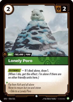 Lonely Poro (036/221) - Spiritforged
