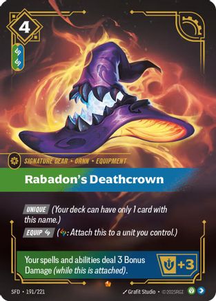 Rabadon's Deathcrown (191/221) - Spiritforged Foil